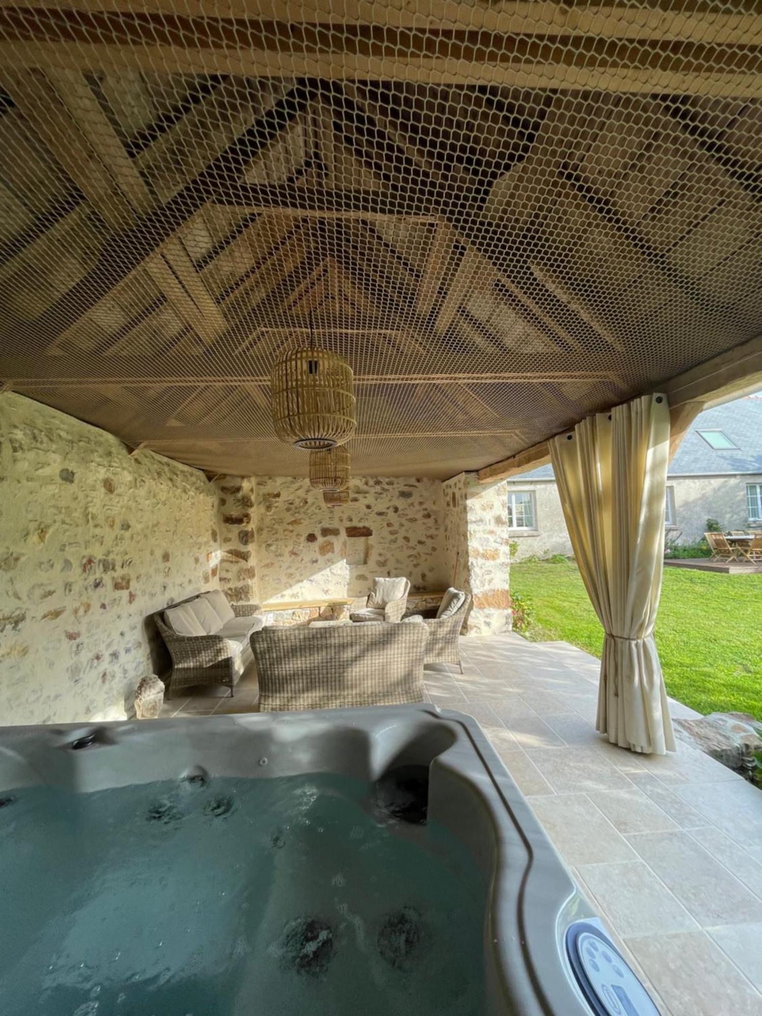 Les Cottages Du Manoir, Jacuzzi -Crozon Kültér fotó